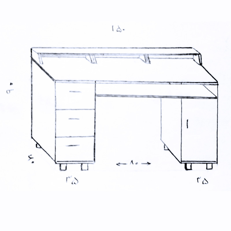 میز استودیو مدل DLP5L میز استودیو مدل DLP5L