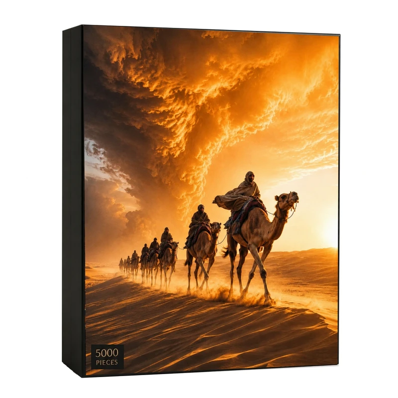 پازل ۵۰۰۰ تکه مدل کویر مناسب برای رده سنی بزرگسال