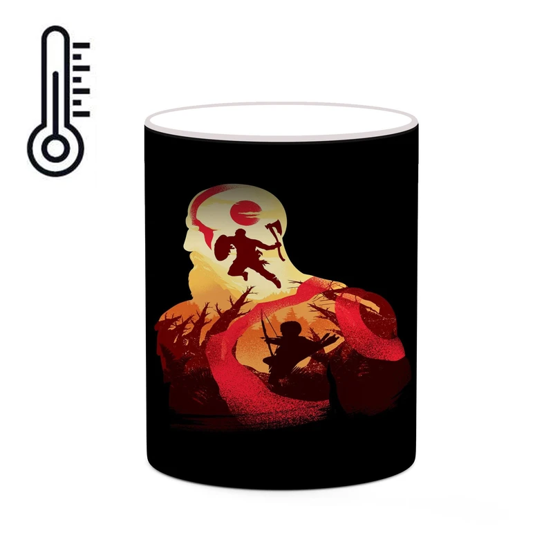 ماگ حرارتی کاکتی طرح گاد آف وار God Of War مدل mgh40854