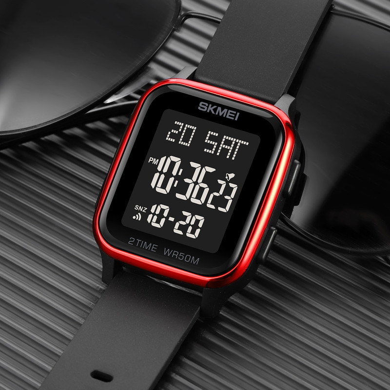 ساعت مچی دیجیتال اسکمی مدل 1858red ساعت مچی دیجیتال اسکمی مدل 1858red