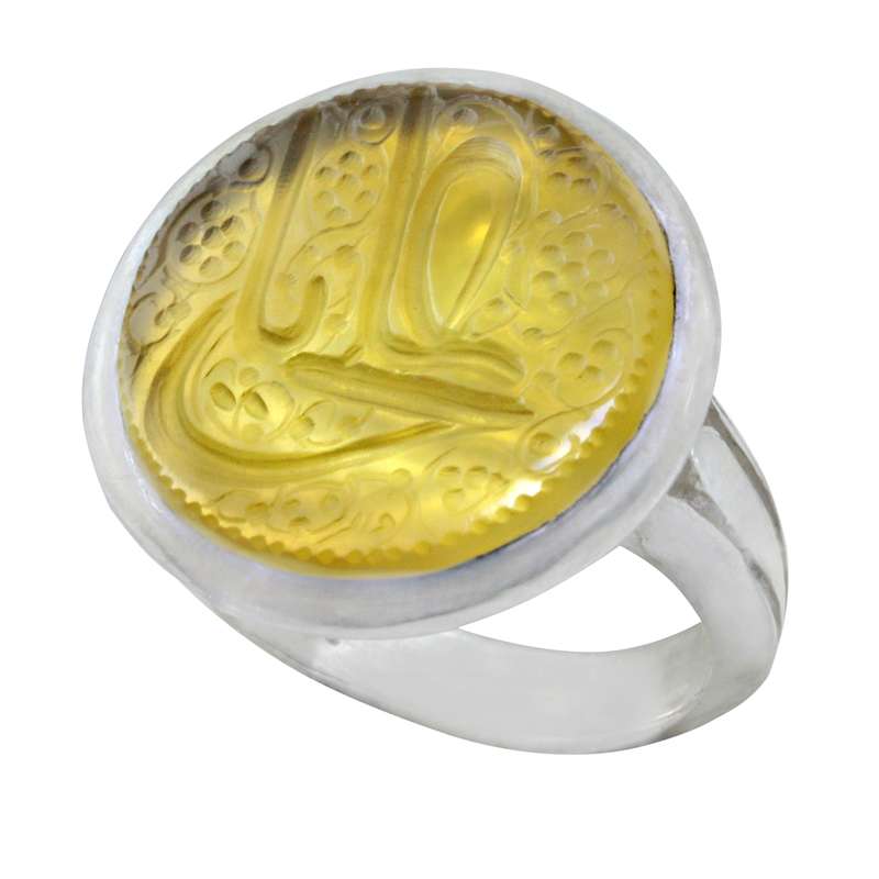 انگشتر نقره مردانه مدل عقیق خطی کد 20k