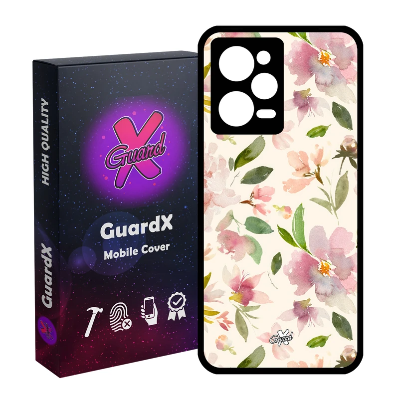 کاور گارد ایکس طرح گل مدل Glass10579 مناسب برای گوشی موبایل شیائومی Redmi Note 12 Pro 5G/Poco X5 Pro 5G/Note 12 Pro Pro speed
