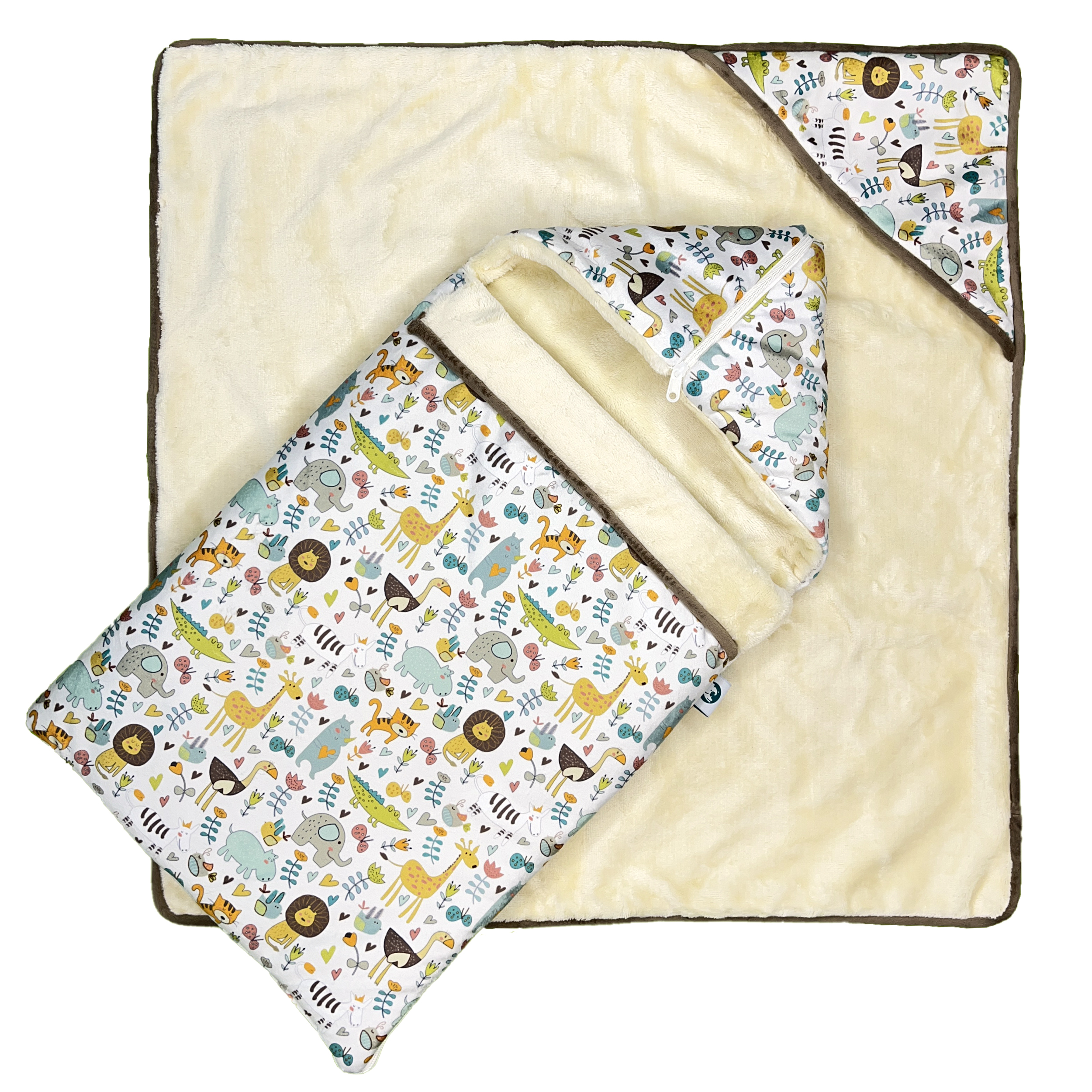 سرویس خواب نوزاد طرح فیل مجموعه 2 عددی