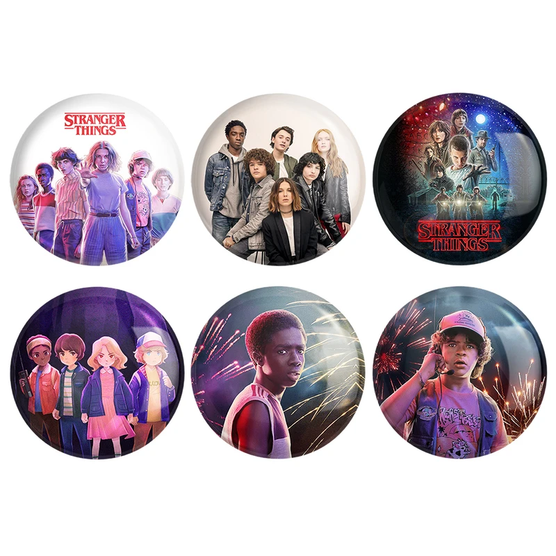 مگنت خندالو طرح استرینجر تینگز Stranger Things کد 405A مجموعه 6 عددی