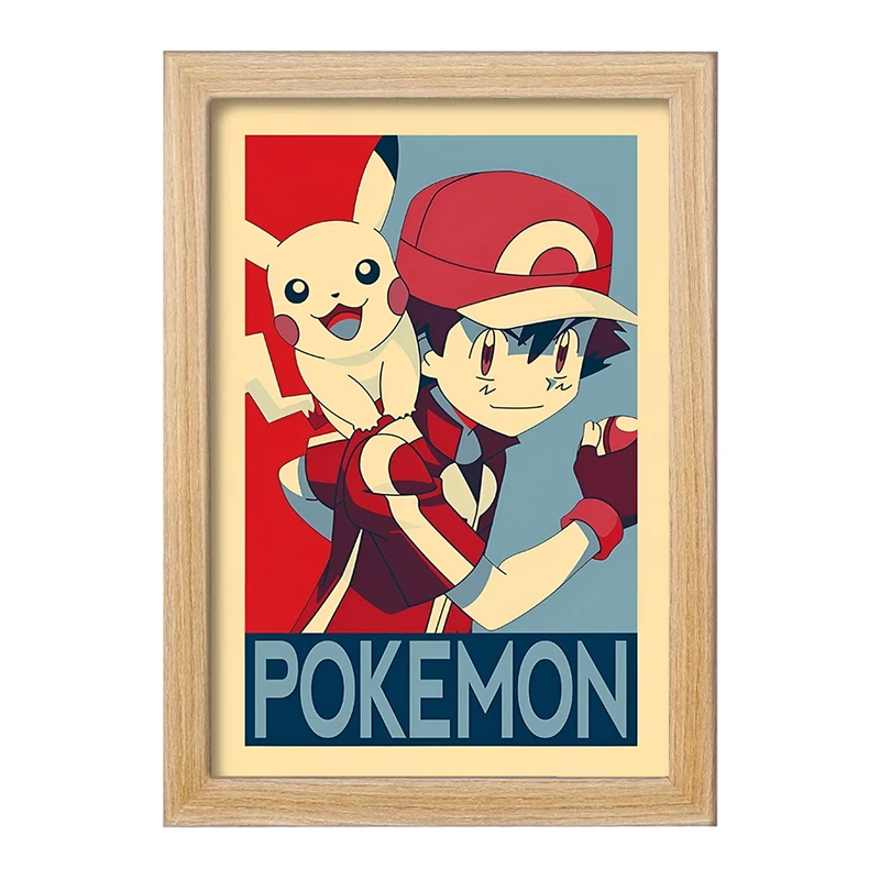 تابلو خندالو مدل انیمه پوکمون (pokemon) کد F6456