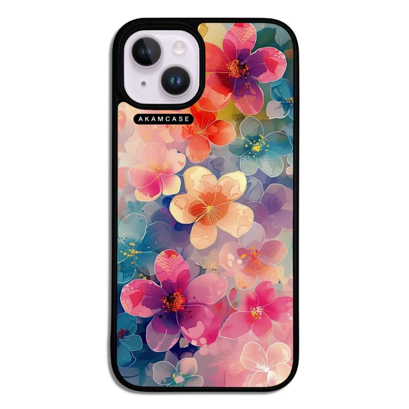 کاور آکام مدل AMC-WA14-FLOWERS-42 مناسب برای گوشی موبایل اپل iPhone 14