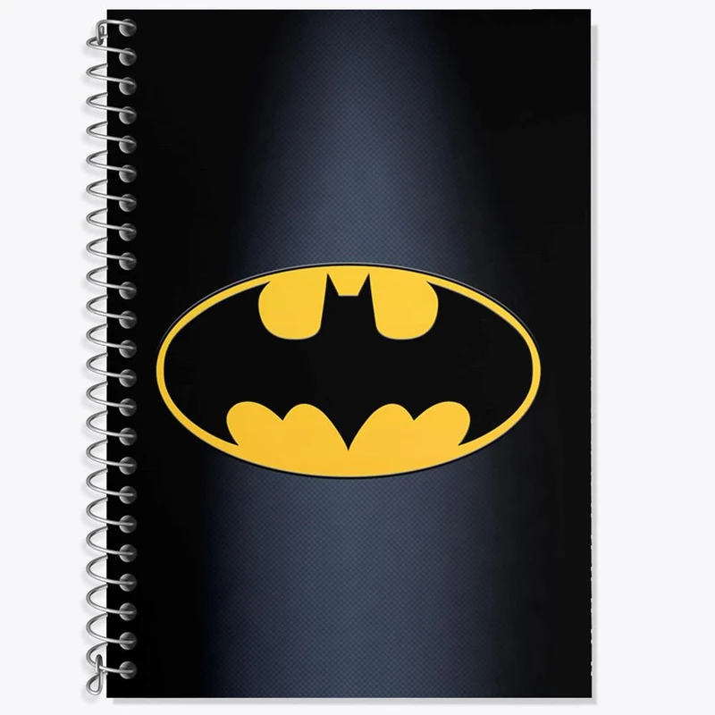 دفتر زبان 50 برگ خندالو مدل دو خط طرح بتمن Batman کد 24257