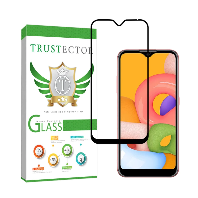 محافظ صفحه نمایش سرامیکی تراستکتور مدل CRMSNWTR مناسب برای گوشی موبایل سامسونگ Galaxy A01 / Galaxy M01