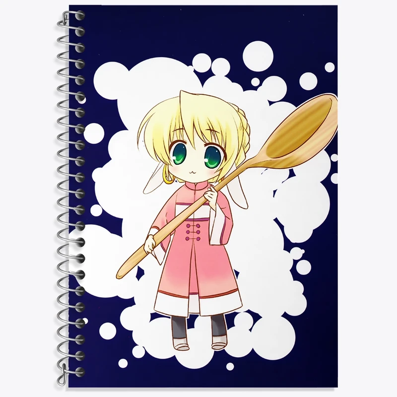 دفتر لغت 50 برگ خندالو طرح بازی Utawarerumono کد 35366