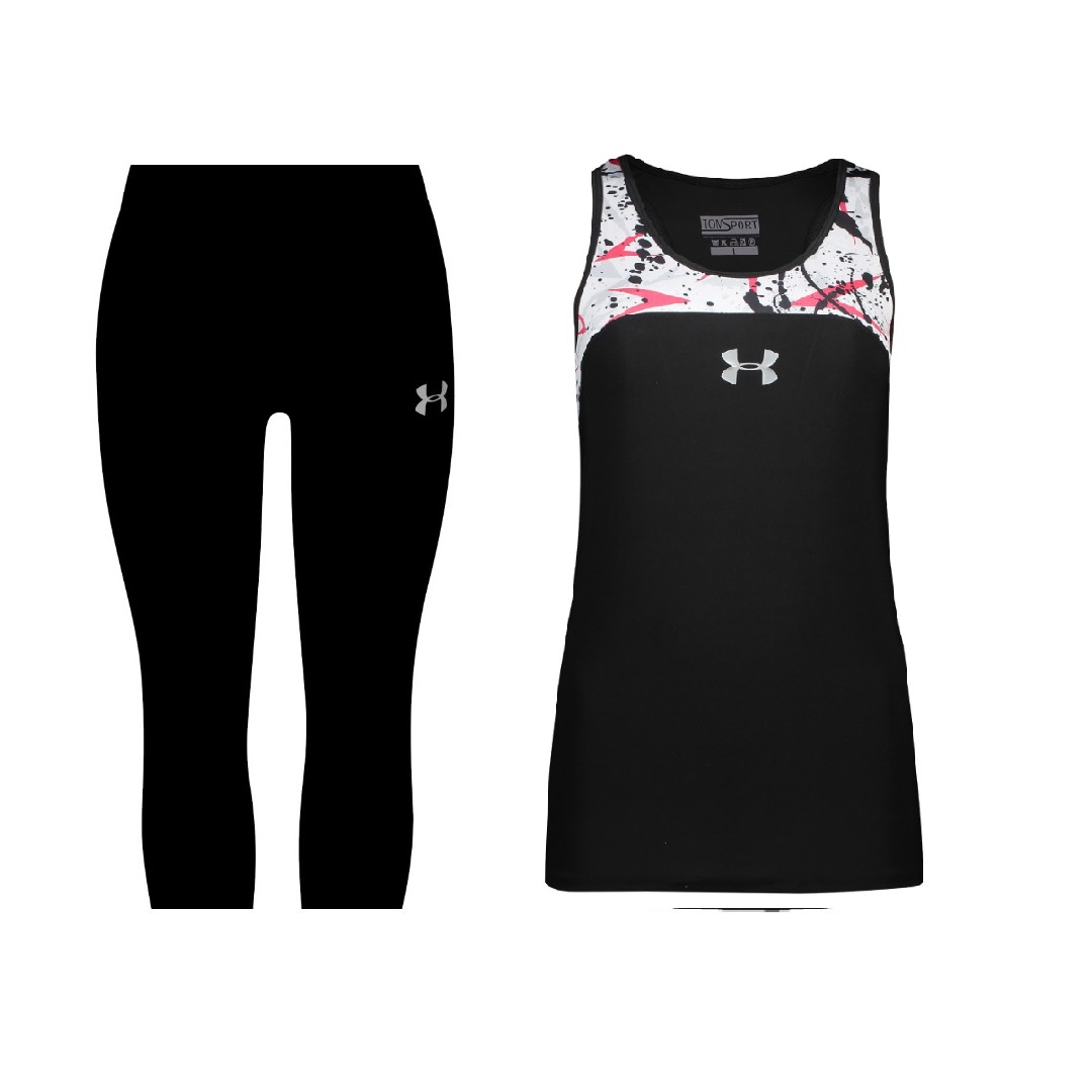 ست تاپ و شلوارک ورزشی زنانه مدل 160102-31