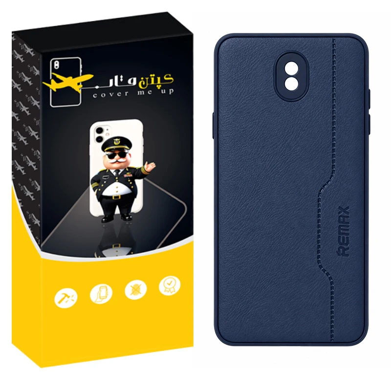 کاور کپتن قاب مدل چرم RMX مناسب برای گوشی موبایل سامسونگ Galaxy J7 Pro / J730