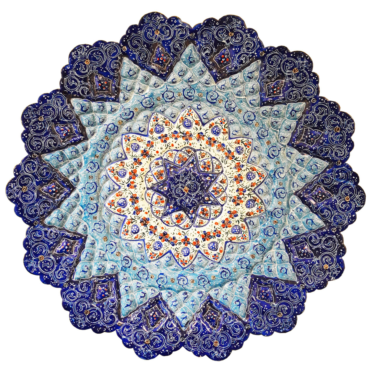 بشقاب میناکاری مدل 20003-5