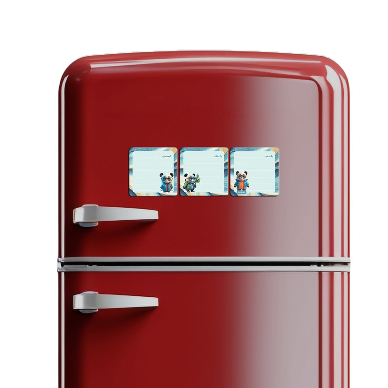 تخته وایت برد لاژید مدل برنامه ریزی سایز 9X9 سانتی متر مجموعه 3 عددی