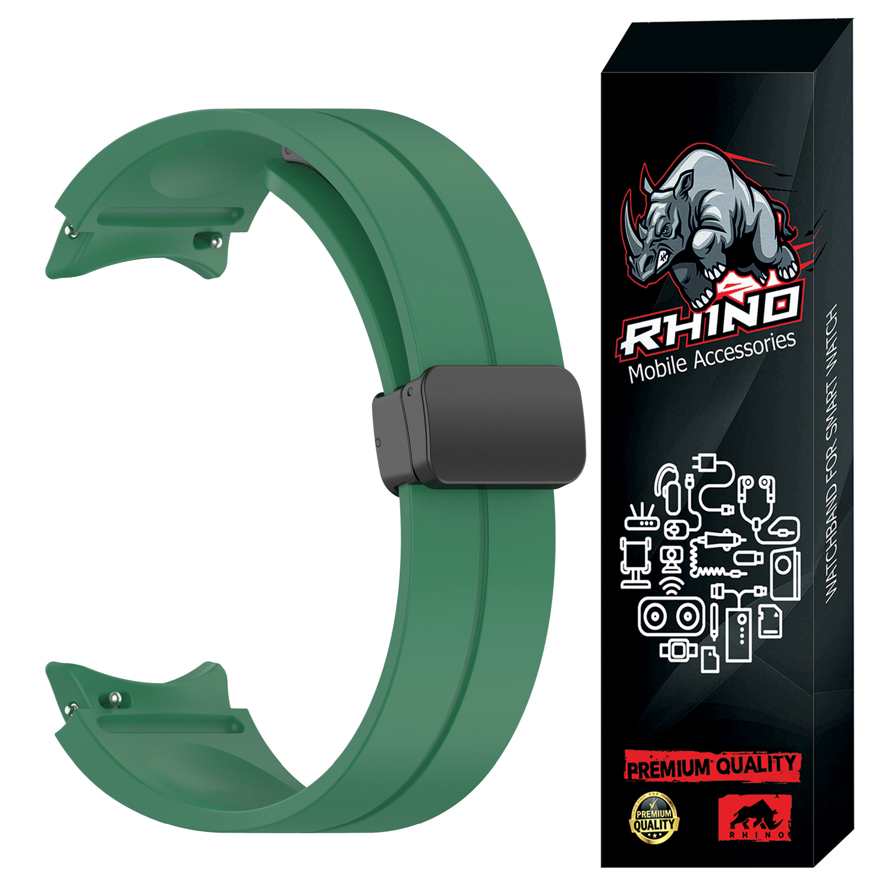 بند راینو مدل Magnet-W5 مناسب برای ساعت هوشمند سامسونگ Galaxy Watch 5 40mm / 44mm