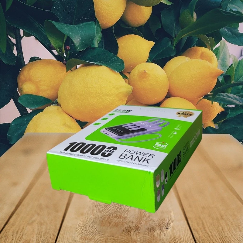 عکس شماره 5 : پاوربانک 22.5 وات مدل 22.5w ظرفیت 10000 میلی آمپر ساعت