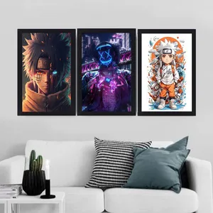 تابلو دکوراتیو گیم دکور طرح انیمه مدل S032 مجموعه 3 عددی