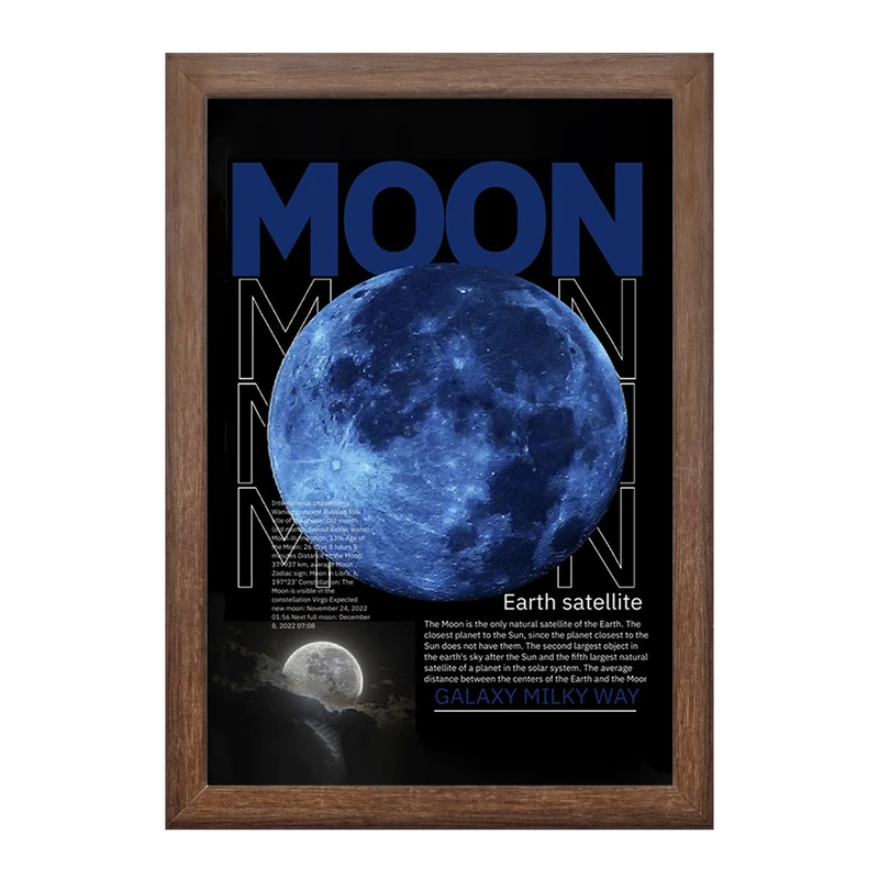 تابلو خندالو طرح ماه (Moon) کد F1676