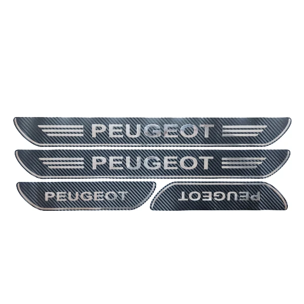  برچسب پارکابی خودرو کد S619 مناسب برای پژو مجموعه 4 عددی 