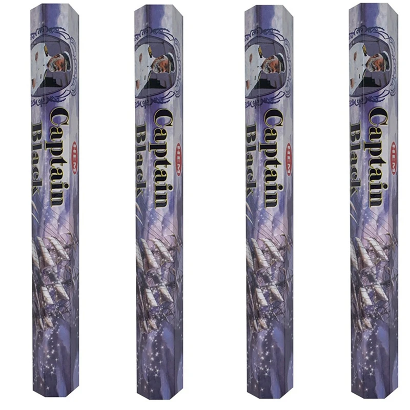 عود هم مدل کاپیتان بلک کد Captain Black04 مجموعه 4 عددی