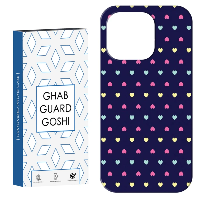 کاور قاب گارد گوشی طرح قلب کد Dimo-759 مناسب برای گوشی موبایل اپل  IPHONE 16 PRO MAX   
