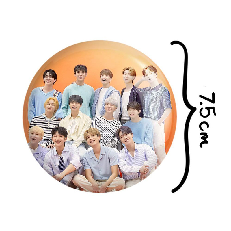 آینه جیبی خندالو مدل گروه سونتین Seventeen  کد 21655