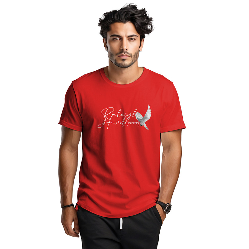 تی شرت آستین کوتاه مردانه مدل 14020909d رنگ قرمز