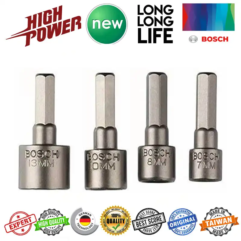 بکس سردریلی بوش مدل 1/4 مجموعه 4 عددی