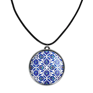 گردنبند خندالو مدل کاشی کد 21572158