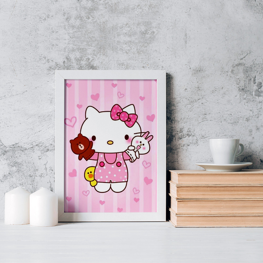 تابلو کودک خندالو مدل هلو کیتی کد 2484