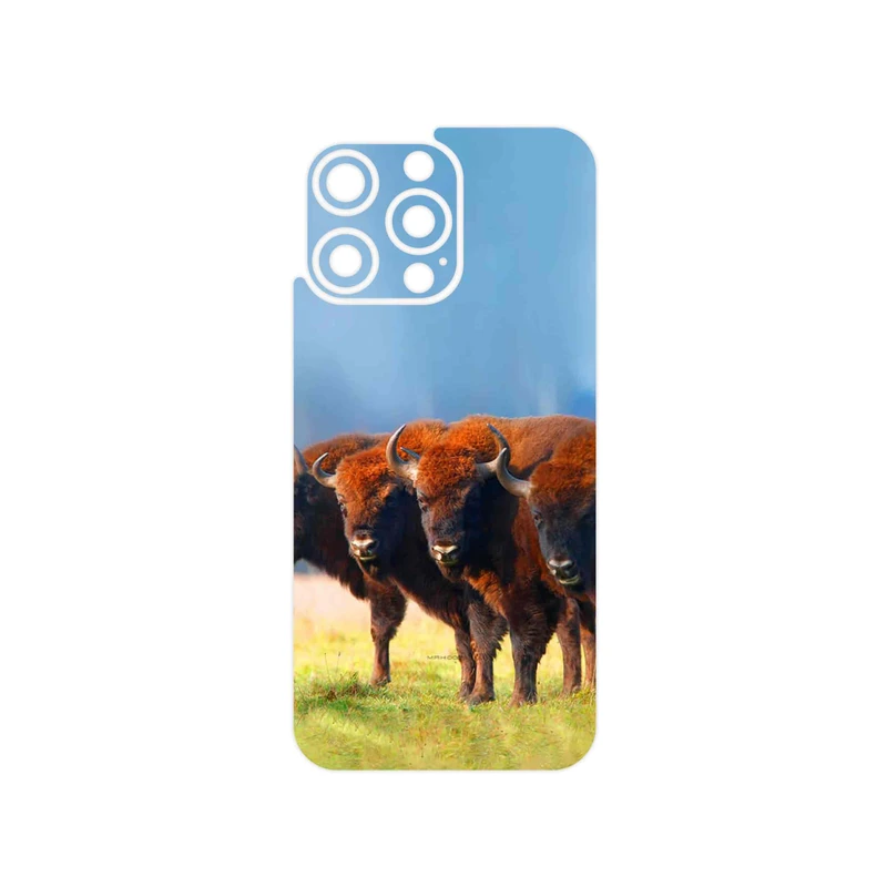 برچسب پوششی ماهوت مدل Buffalo مناسب برای گوشی موبایل اپل iPhone 15 Pro Max