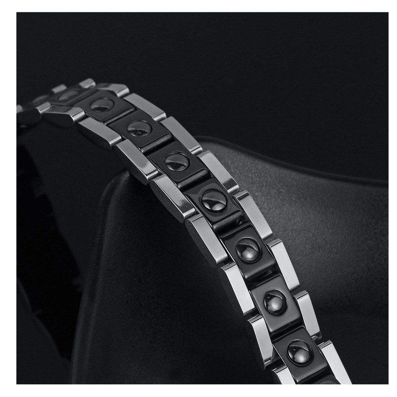 دستبند مغناطیسی مدل hematite کد sd128