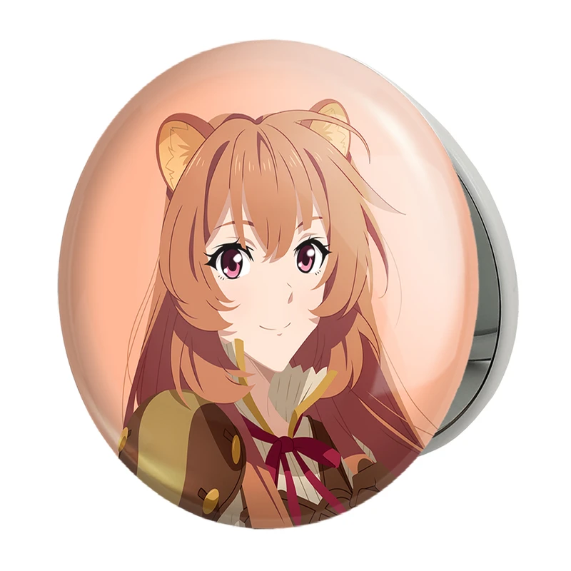 آینه جیبی خندالو طرح رافتالیا انیمه ظهور قهرمان سپر مدل تاشو کد 15929 