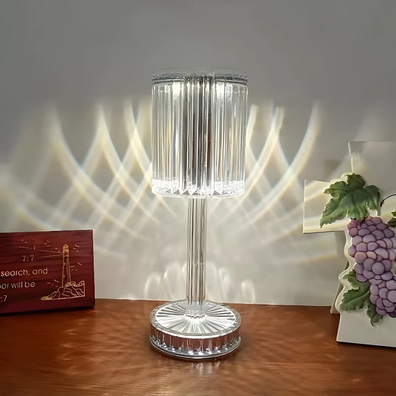 چراغ رومیزی مدل LED کریستالی DIAMOND TABLE LAMP