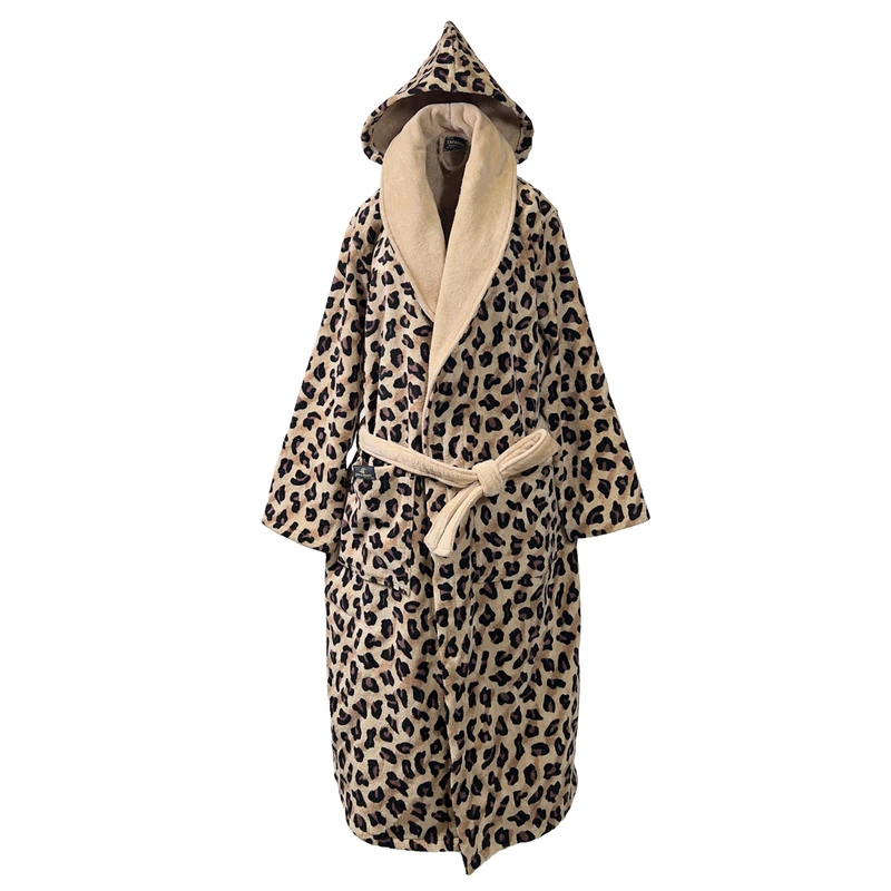 حوله پالتویی صفاهوم مدل پلنگی سایز 135