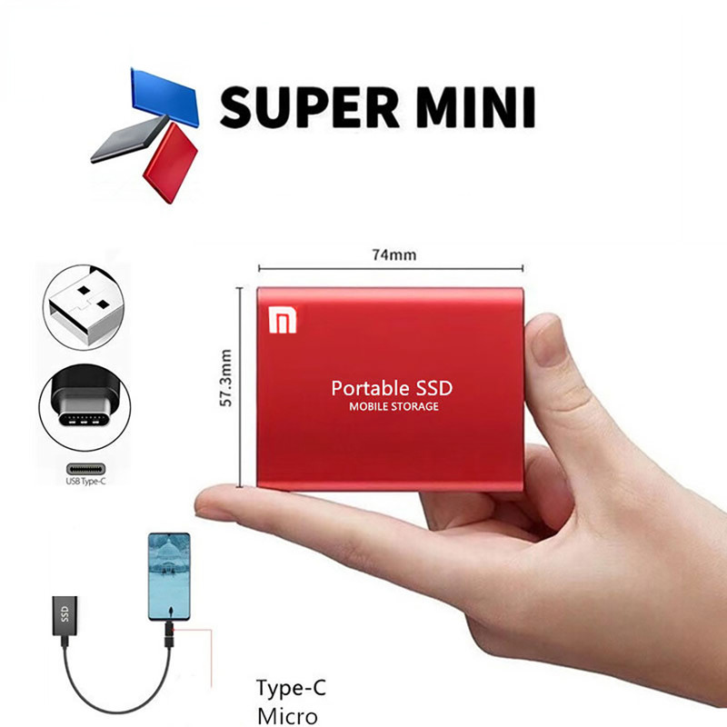 هارد اکسترنال اِم مدل Mini Eco Slim  ظرفیت 16 ترابایت