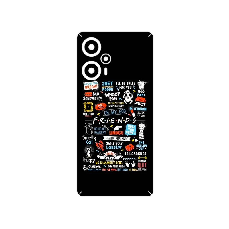 برچسب پوششی ماهوت مدل Friends 2 مناسب برای گوشی موبایل شیائومی Poco F5
