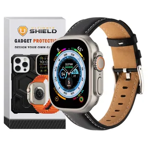Ultimate Shield Leather SM SL Band suitable for Apple Watch Series Ultra / Ultra 2 size 49mm