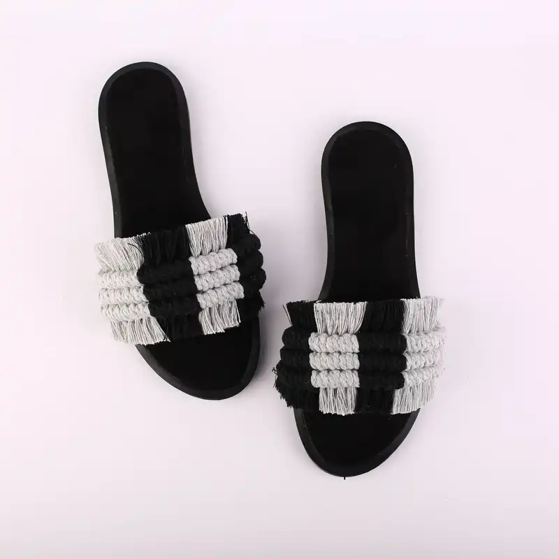 صندل زنانه مدل مکرومه سوگولی