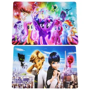 پازل 30 تکه مدل فومی طرح پونی یونیکورن و دختر کفشدوزکی بسته دو عددی