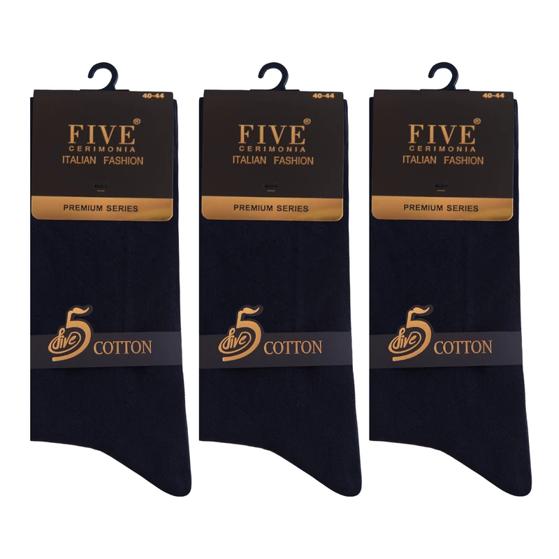 جوراب مردانه فایو مدل 7029 بسته 3 عددی