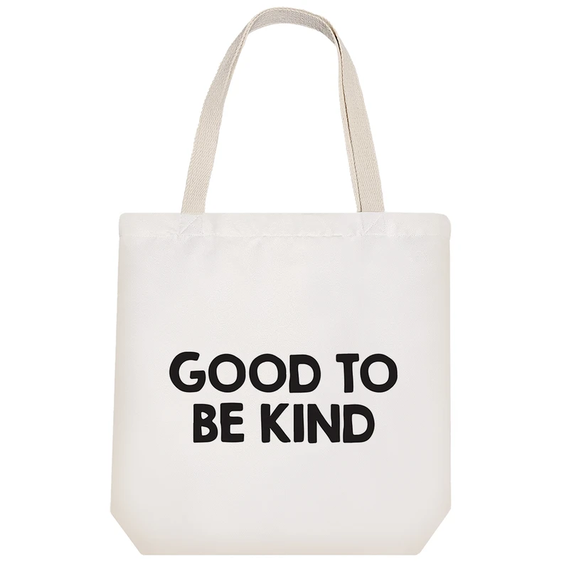 ساک خرید پارچه ای خندالو طرح جمله انگیزشی مدل توت بگ کد 6886