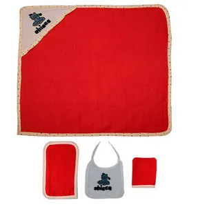 سرویس حوله 4 تکه نوزادی مدل خرس 