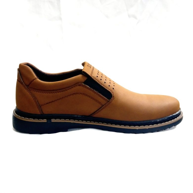 کفش مردانه مدل البرز کد P.a.t رنگ عسلی -  - 3