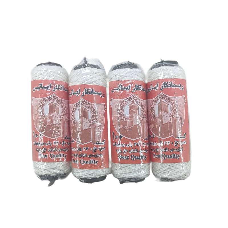 نخ ریسمان ایستاتیس مدل بنایی رول 100 متری بسته 4 عددی نخ ریسمان ایستاتیس مدل بنایی رول 100 متری بسته 4 عددی