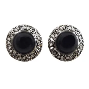 گوشواره زنانه مدل ماه تاریک