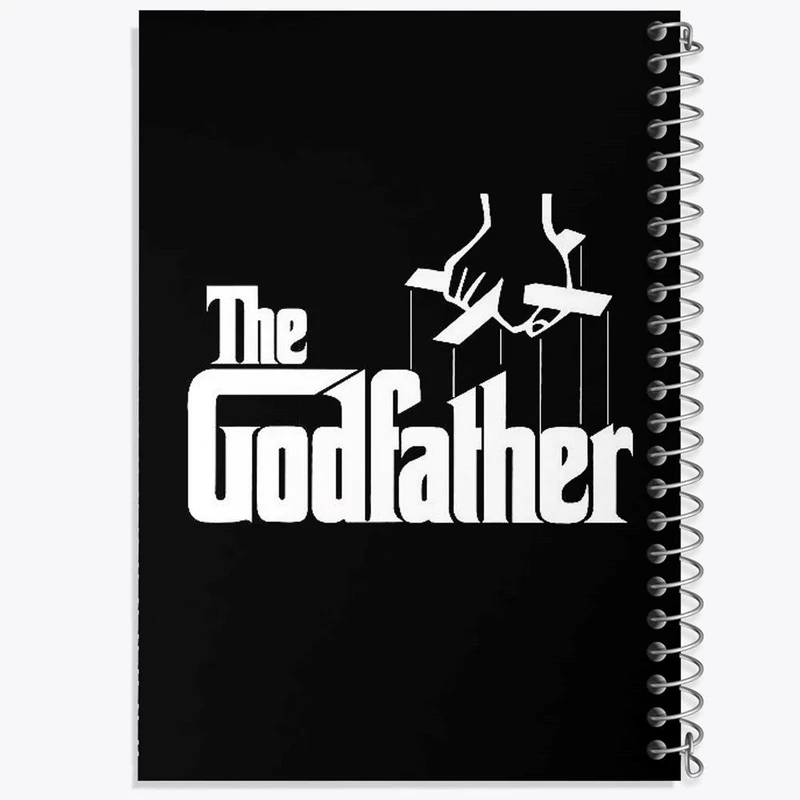 دفتر ژورنال نویسی 50 برگ خندالو مدل نقطه ای طرح پدرخوانده The Godfather کد 10150