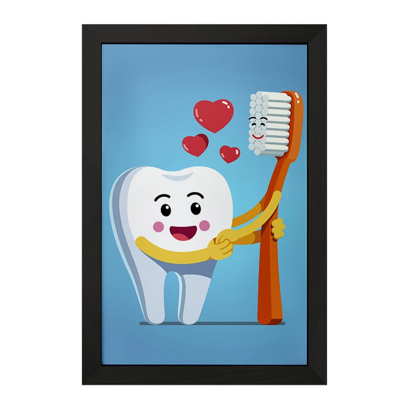 تابلو خندالو مدل دندان و دندان پزشکی کودکانه کد 36700