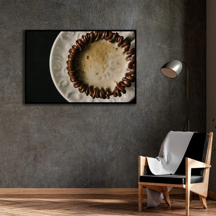 تابلو بکلیت طرح کافی مدل B-D2143 فریم مشکی