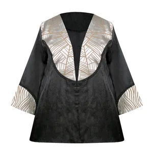 مانتو زنانه مدل کلوش ژاکارد کد AK1401