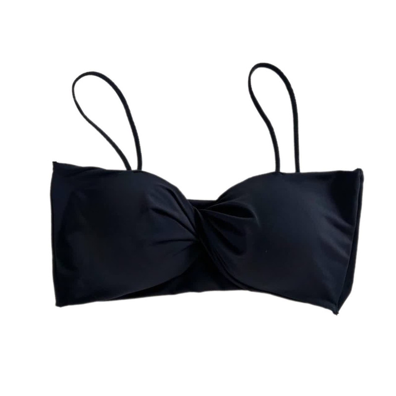 نیم تنه زنانه مدل پاپیون 1833 رنگ مشکی